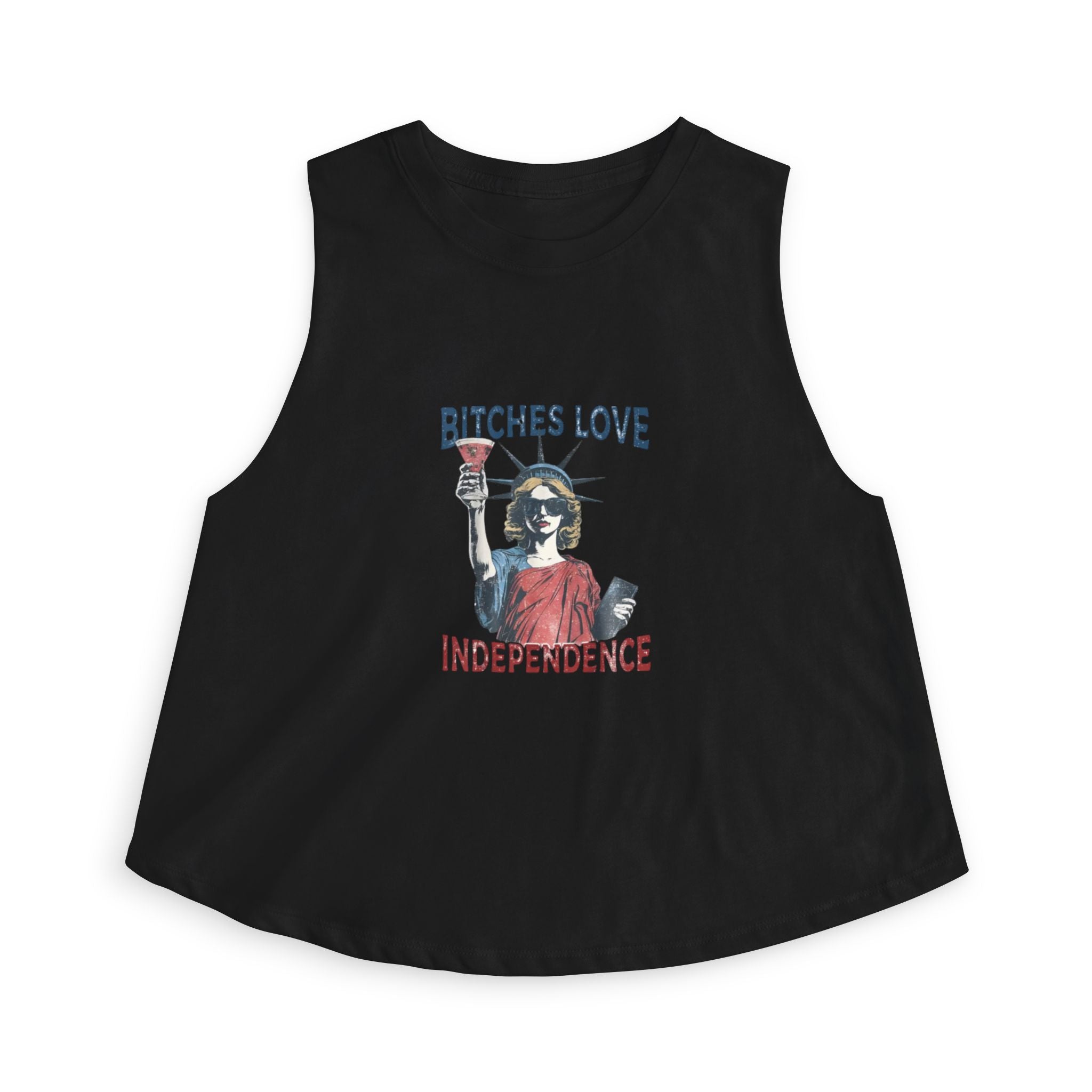 Bitch Loves Independence Crop Top