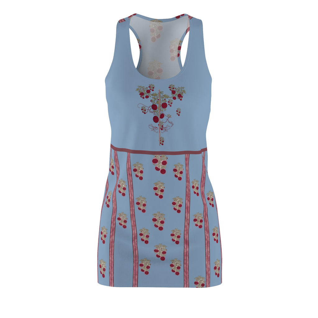 Floral Dress — Light Blue Cherry Blossom