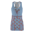 Floral Dress — Light Blue Cherry Blossom