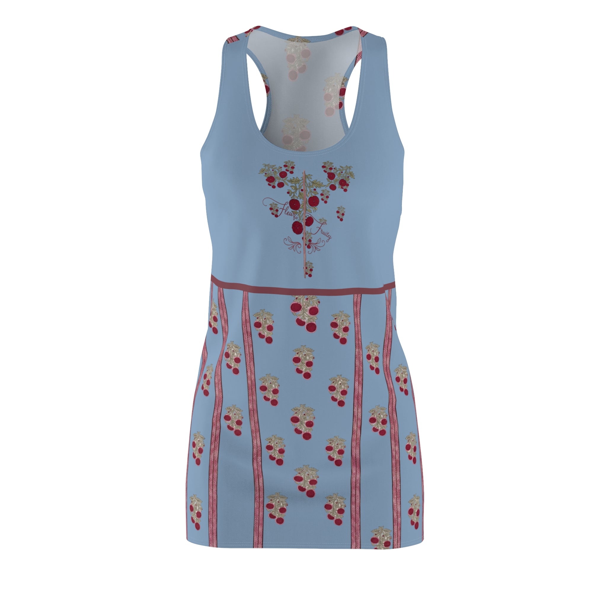 Floral Dress — Light Blue Cherry Blossom