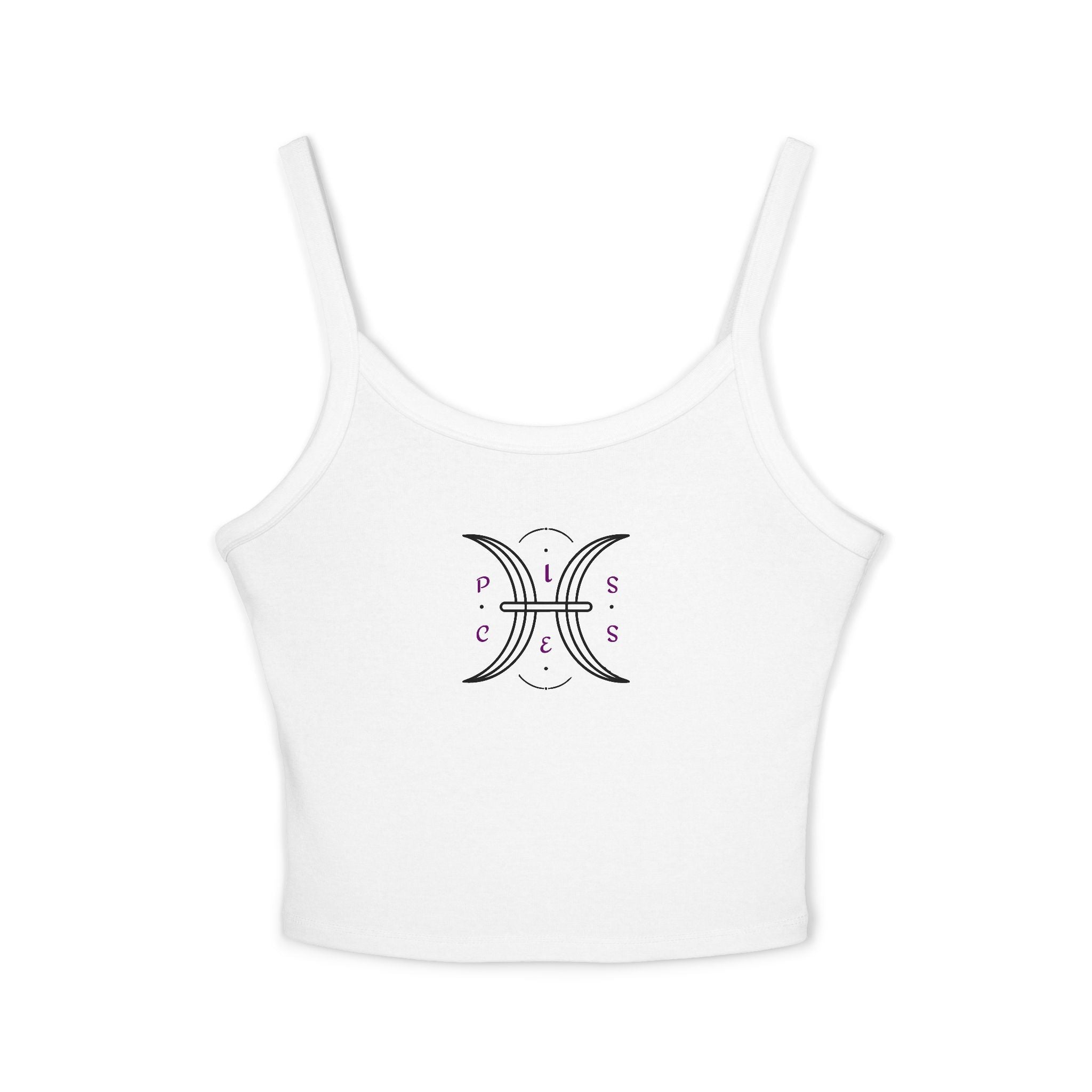 Zodiac Pisces Crop Tank Top