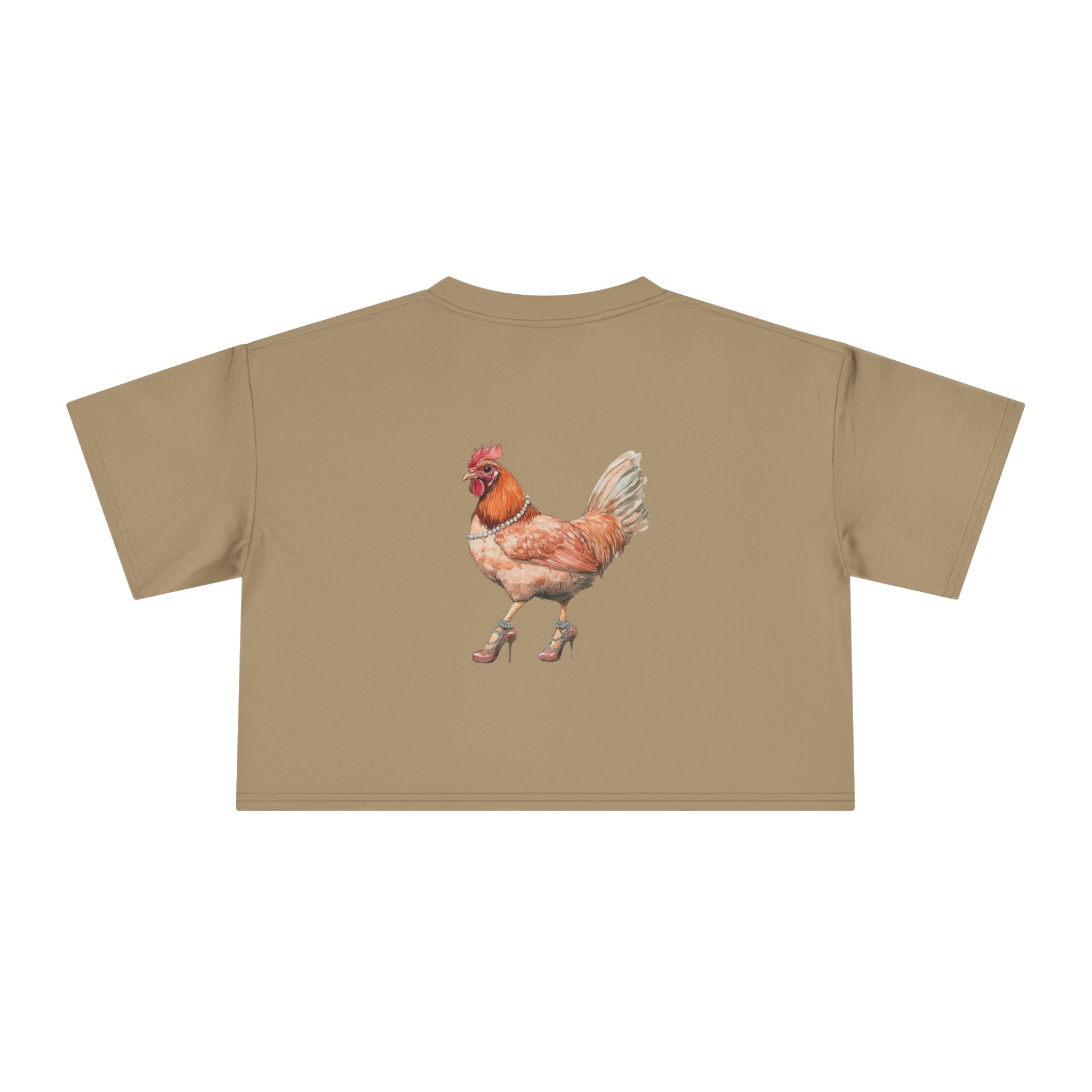 Chicken Crop Tee | Vintage Watercolor Hen Design