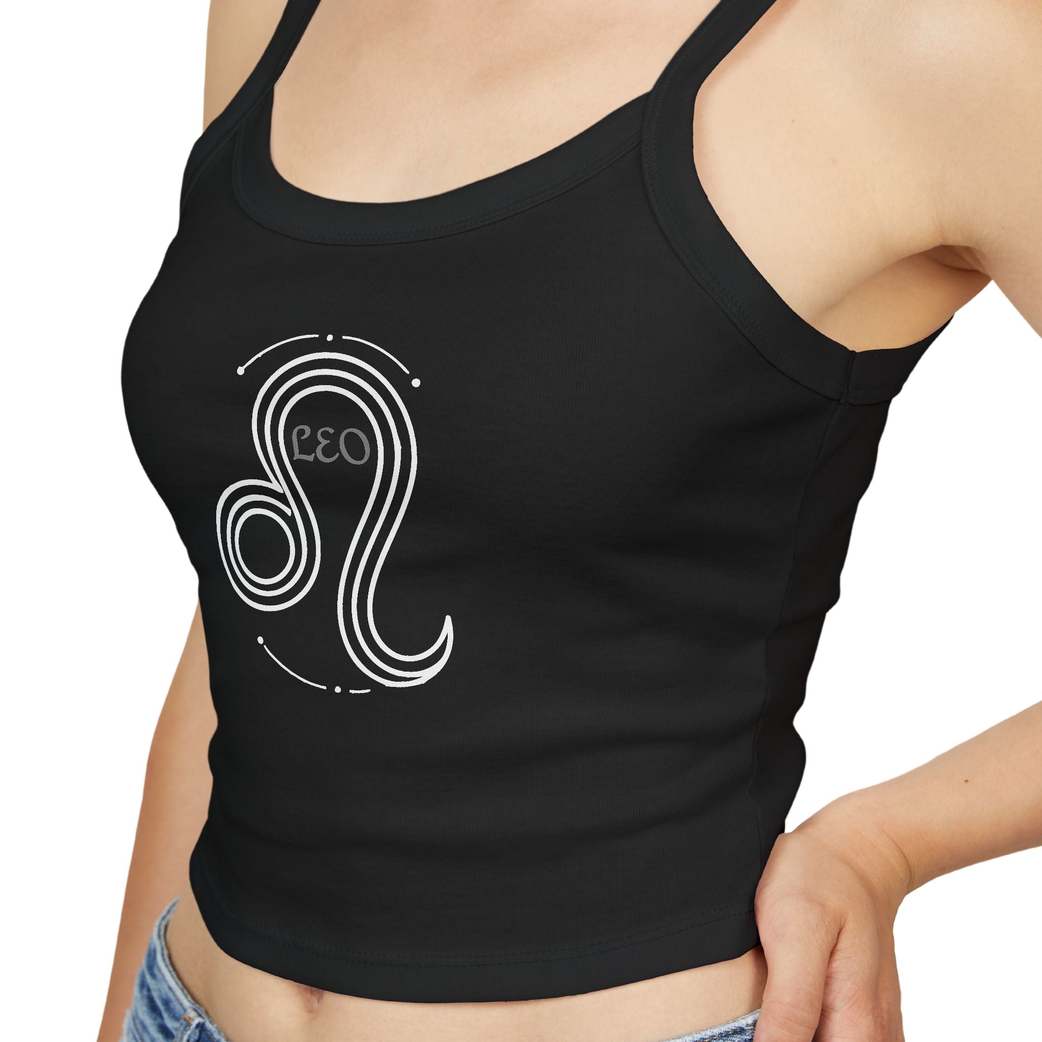 Leo Zodiac Crop Tank Top