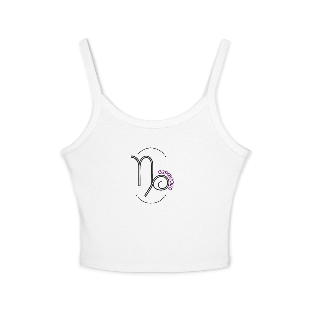 Capricorn Zodiac Crop Tank Top