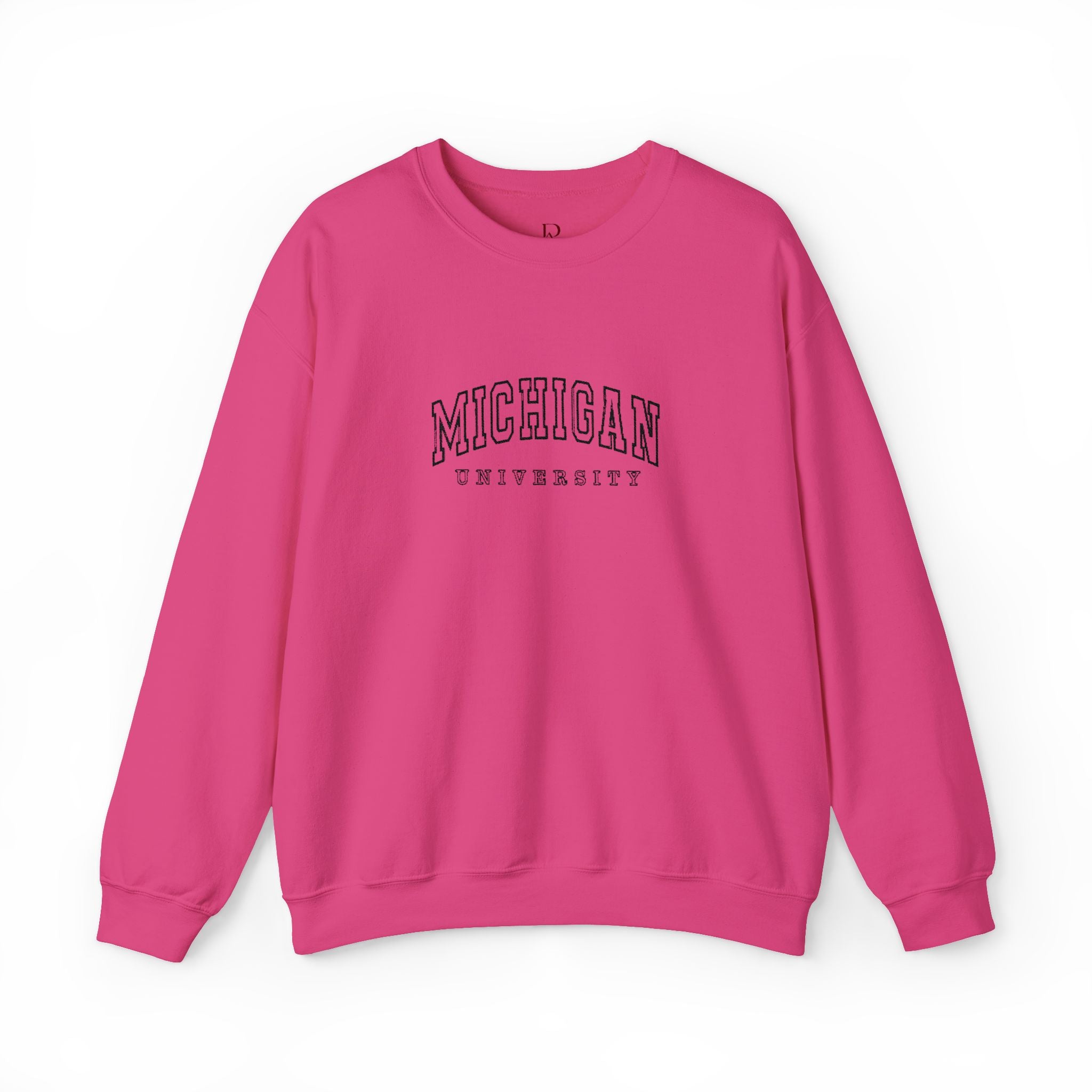 Embroidered Michigan University sweatshirt