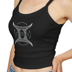 Gemini Crop Tank Top Zodiac