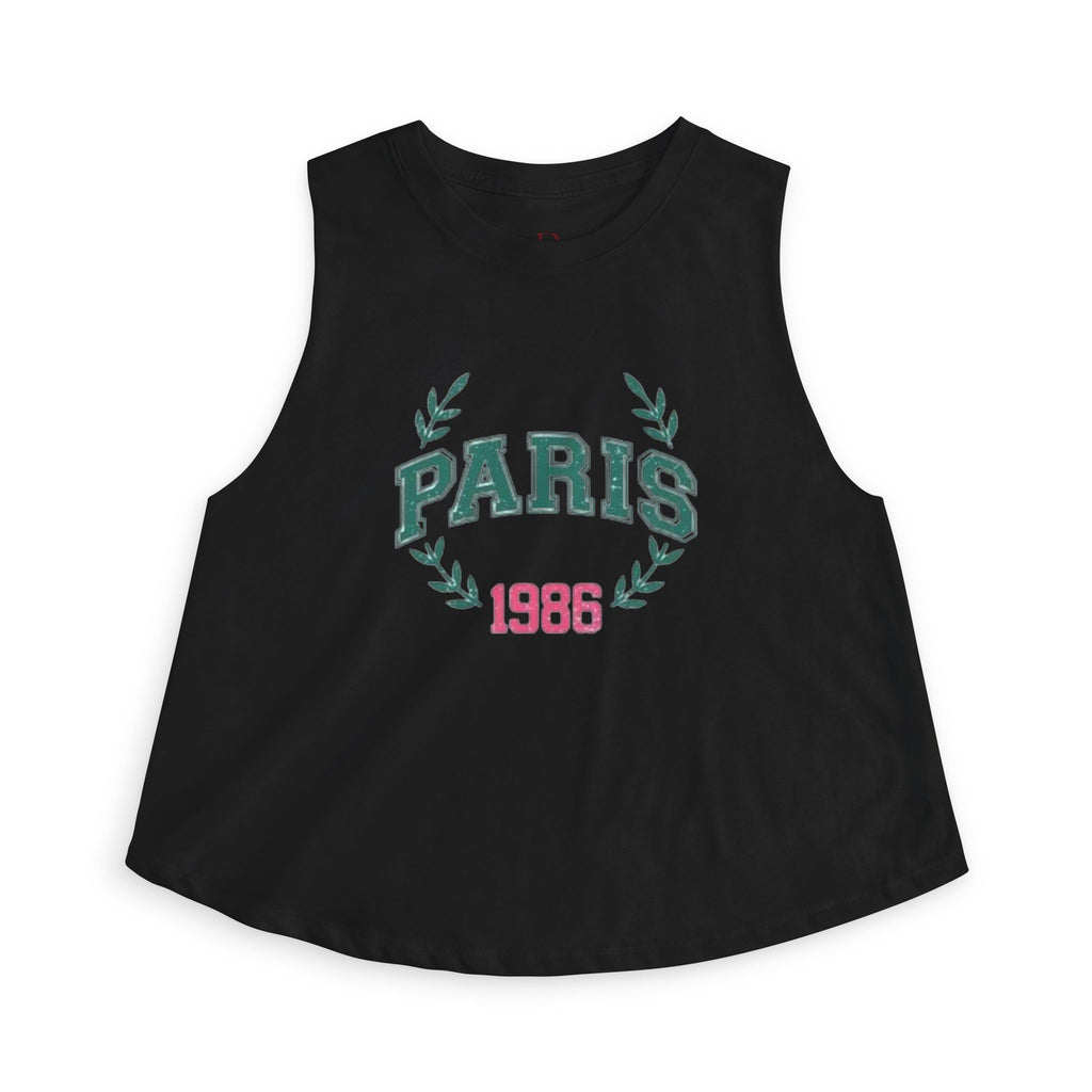 Paris 1986 Women's Crop Top – Vintage