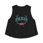 Paris 1986 Women's Crop Top – Vintage