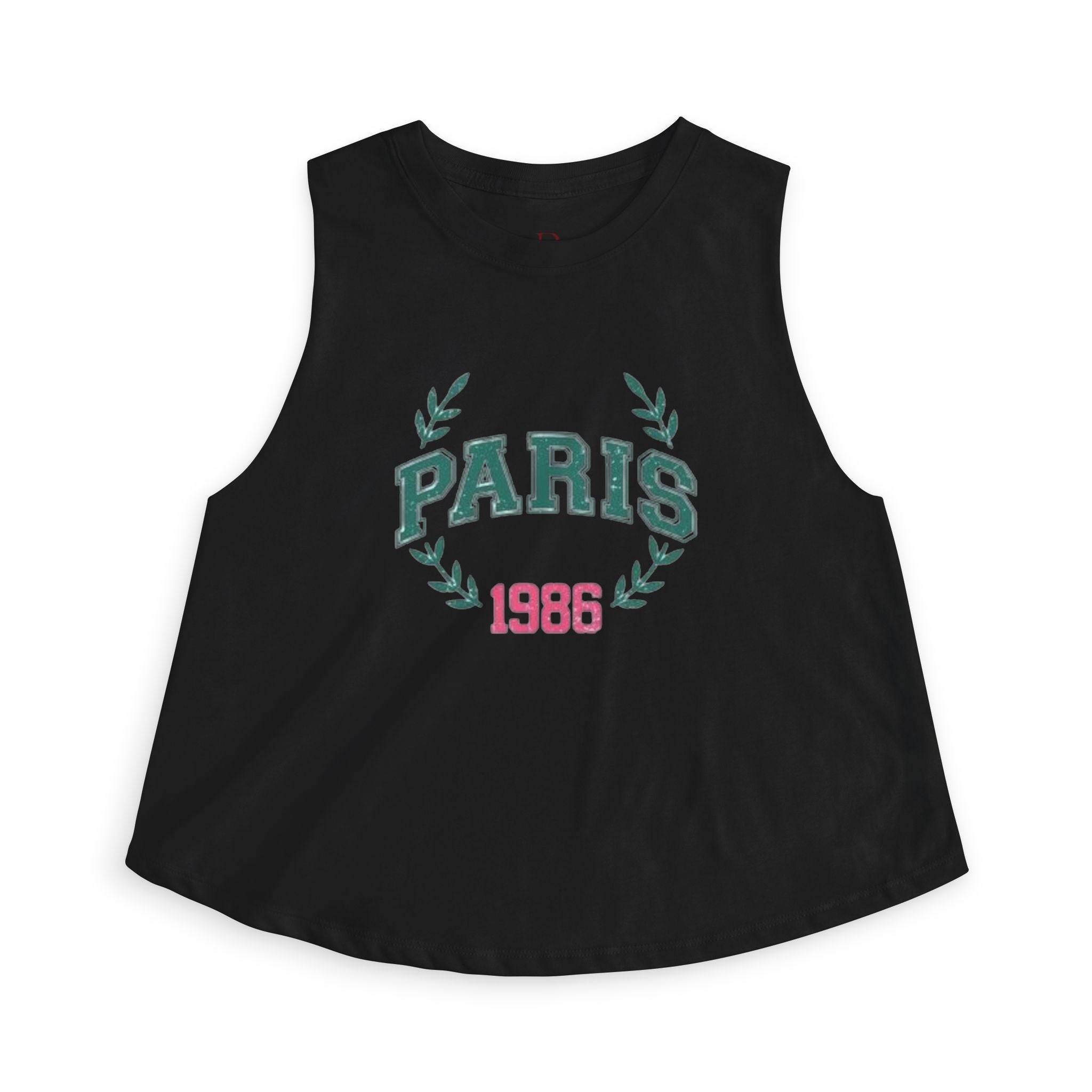 Paris 1986 Women's Crop Top – Vintage