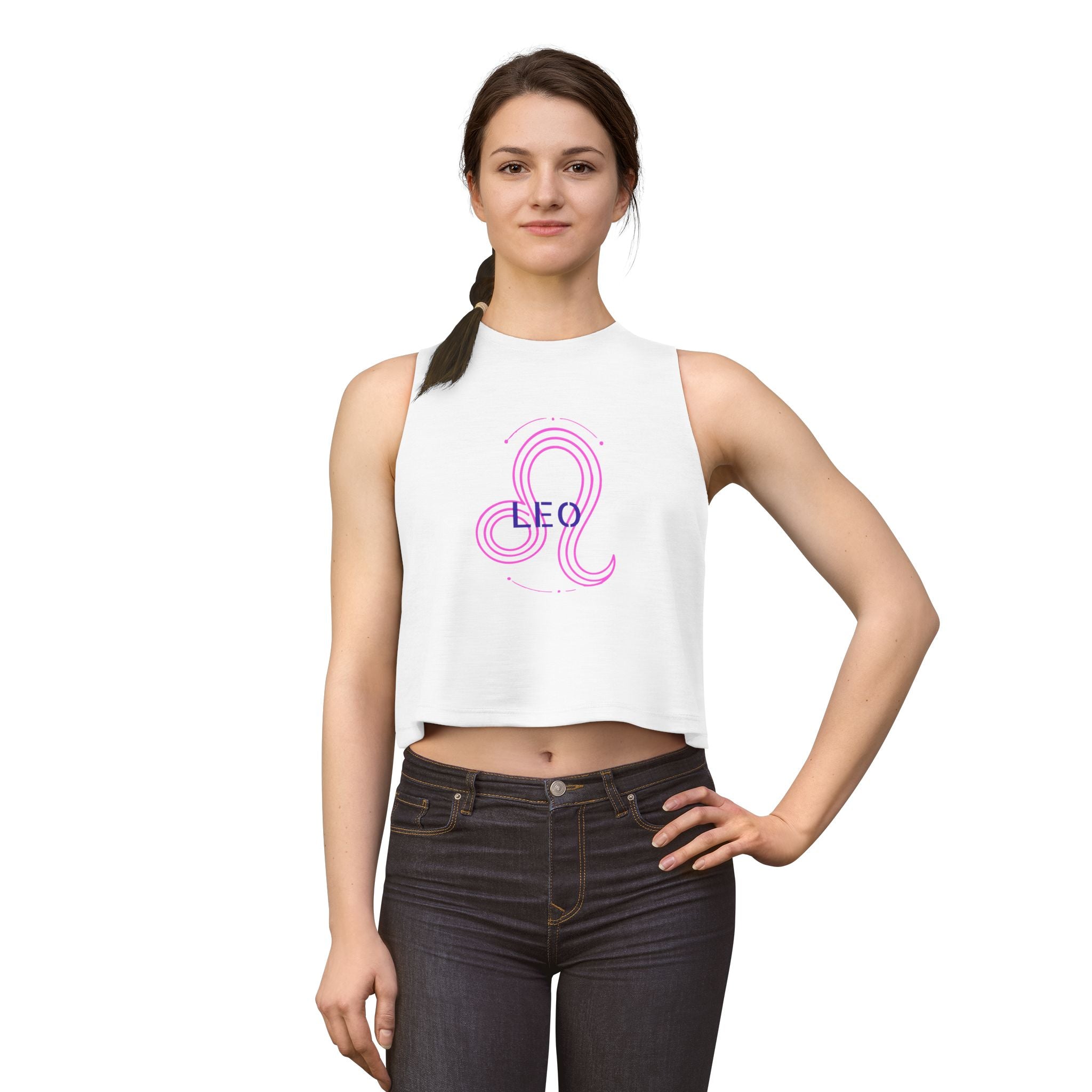 Leo Zodiac Crop Top Tank