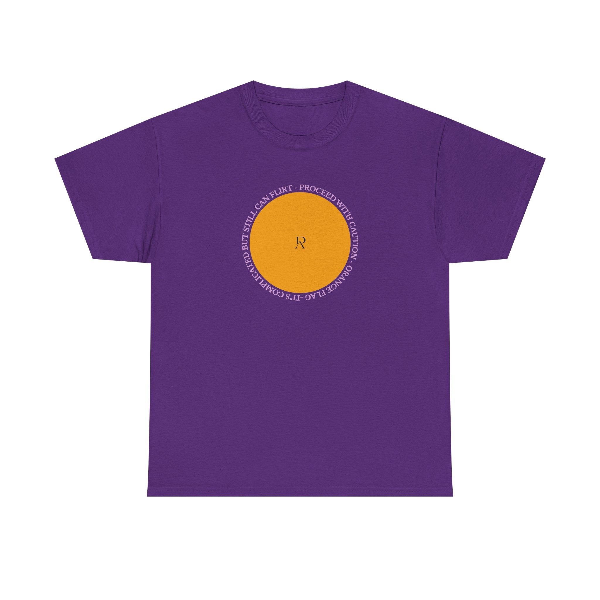 Orange Complicated But Can Flirt Tee / Tshirt | Status Pyrau