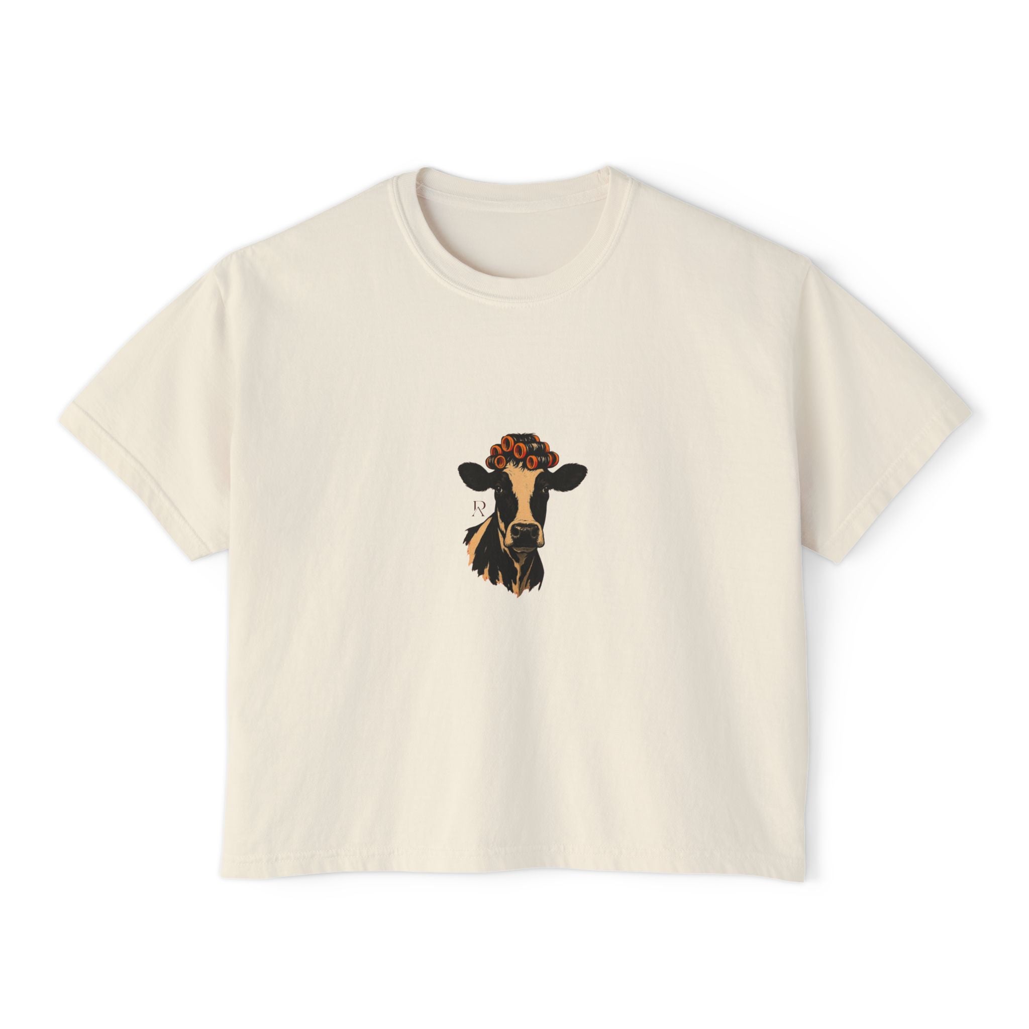 Cow Portrait Boxy Tee
