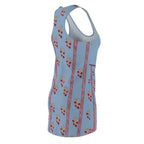 Floral Dress — Light Blue Cherry Blossom