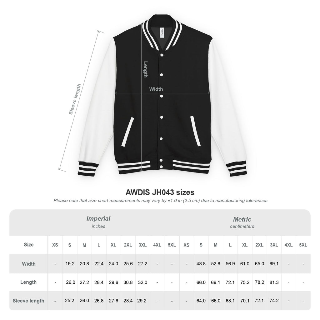 Pyrau Unisex Varsity Letterman Jacket