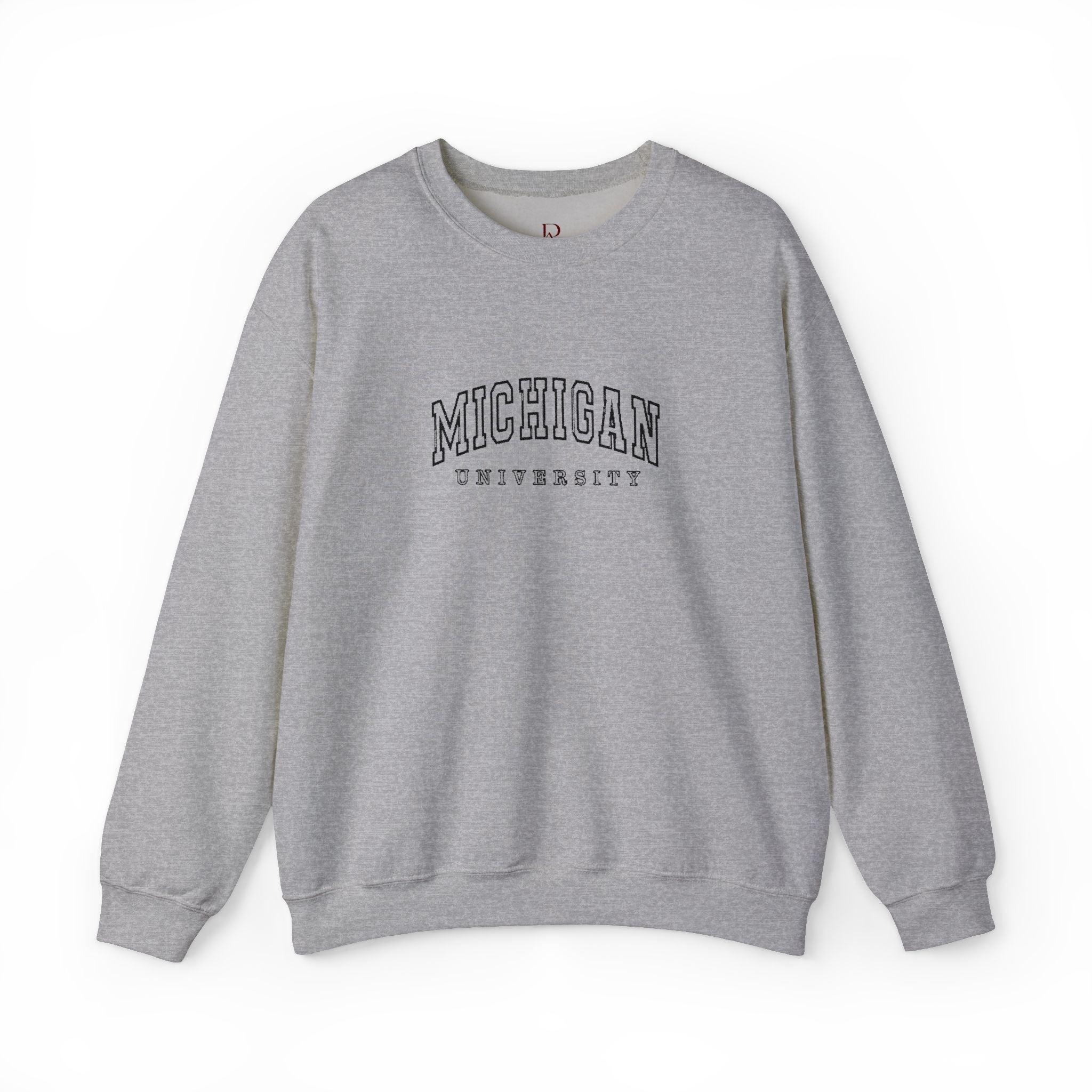 Embroidered Michigan University sweatshirt