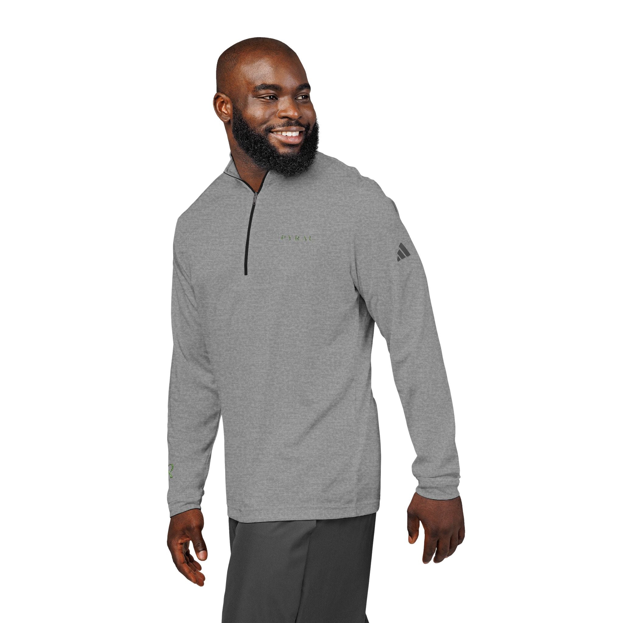 Adidas x Pyrau Embroidered Quarter-Zip Pullover