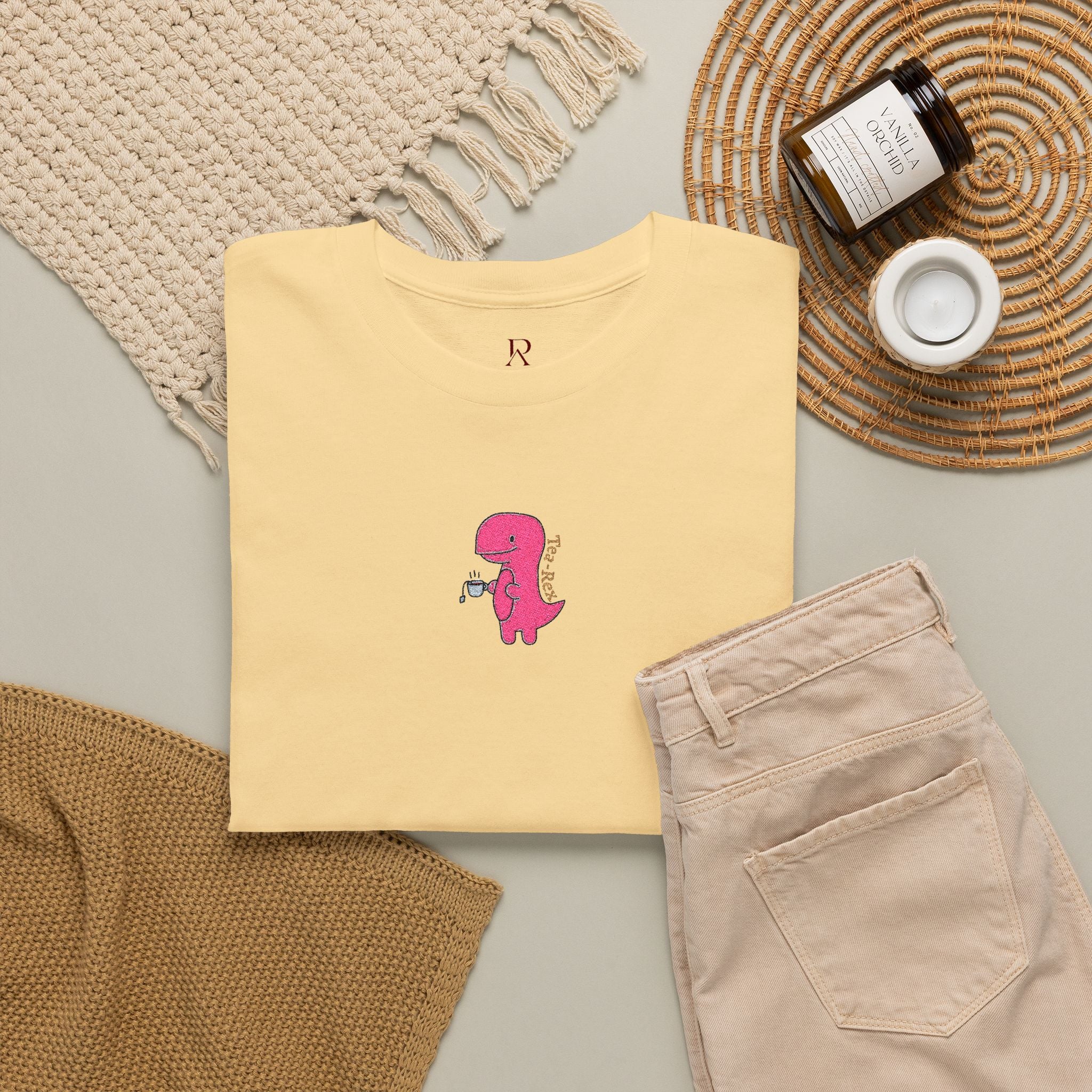 Embroidered Tea Rex T-Shirt