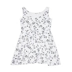 Floral Vine Dress — Black & White