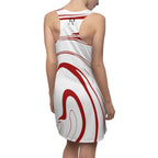 Red Swirl Dress