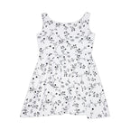 Floral Vine Dress — Black & White
