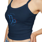 Capricorn Zodiac Crop Tank Top
