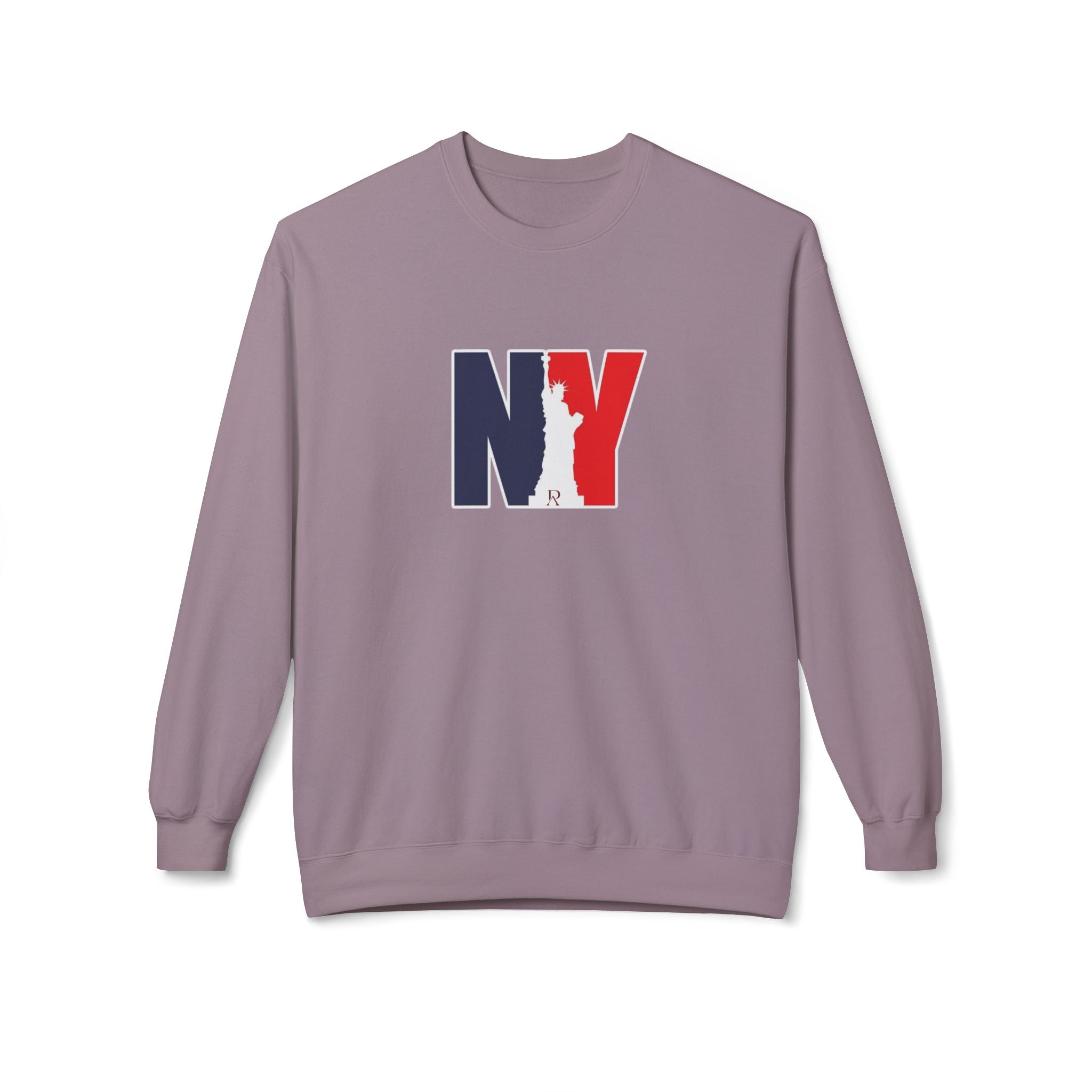 NY Statue of Liberty Silhouette Sweatshirt | New York Flag Colours