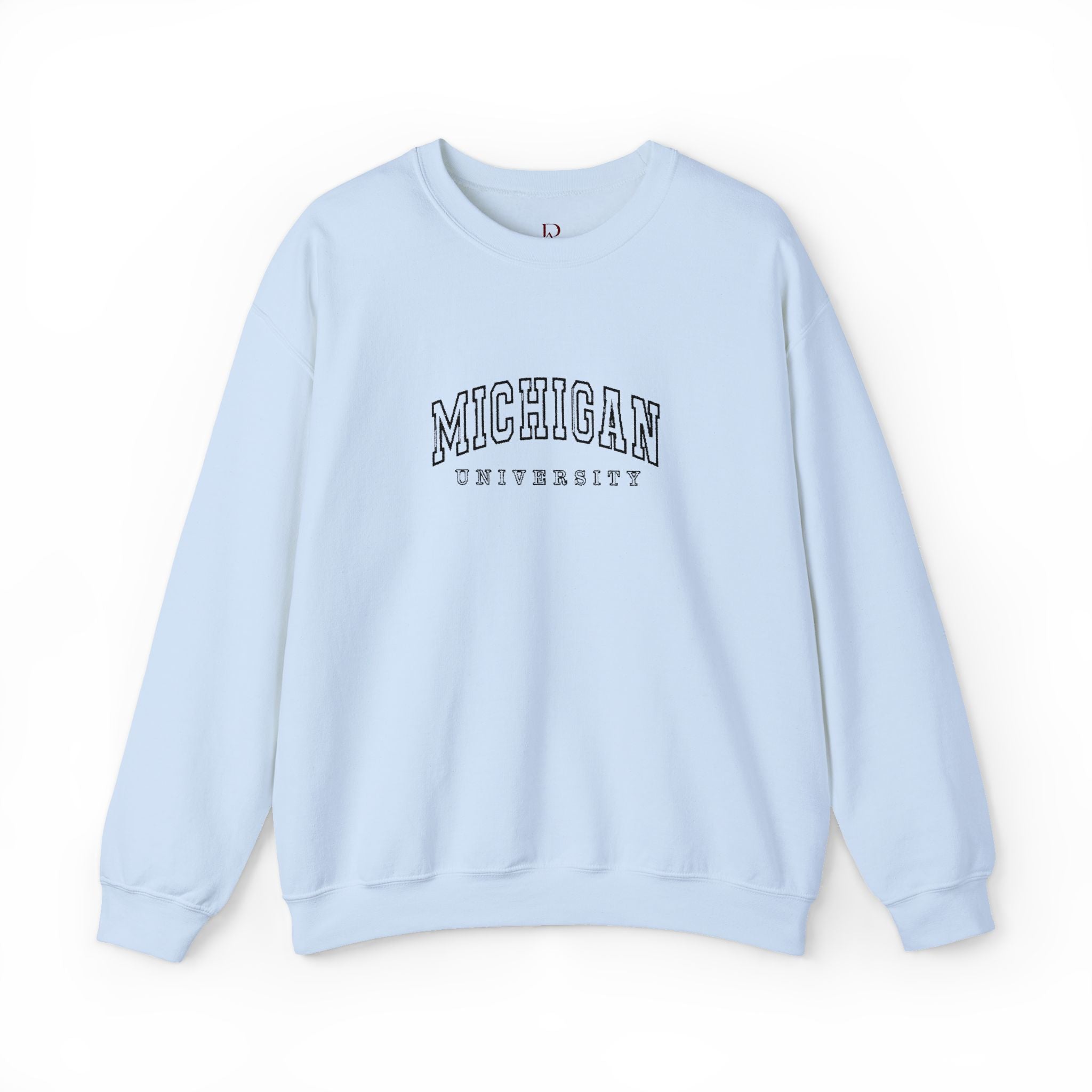 Embroidered Michigan University sweatshirt