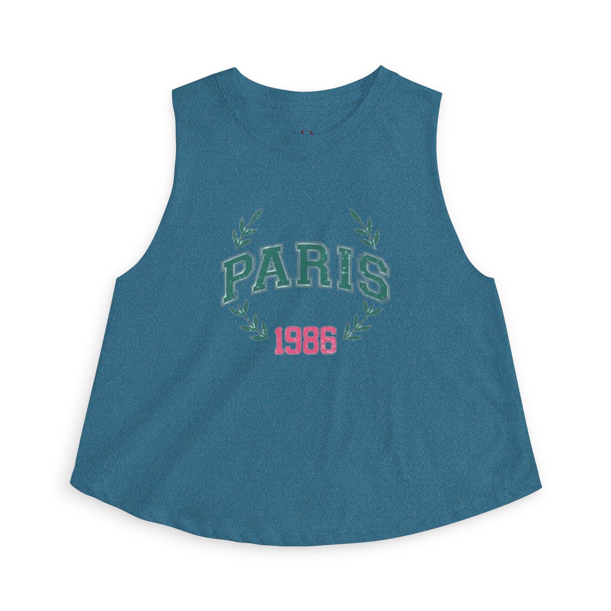 Paris 1986 Women's Crop Top – Vintage