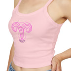 Aries Zodiac Crop Tank Top