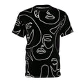 Line Art Faces Tee