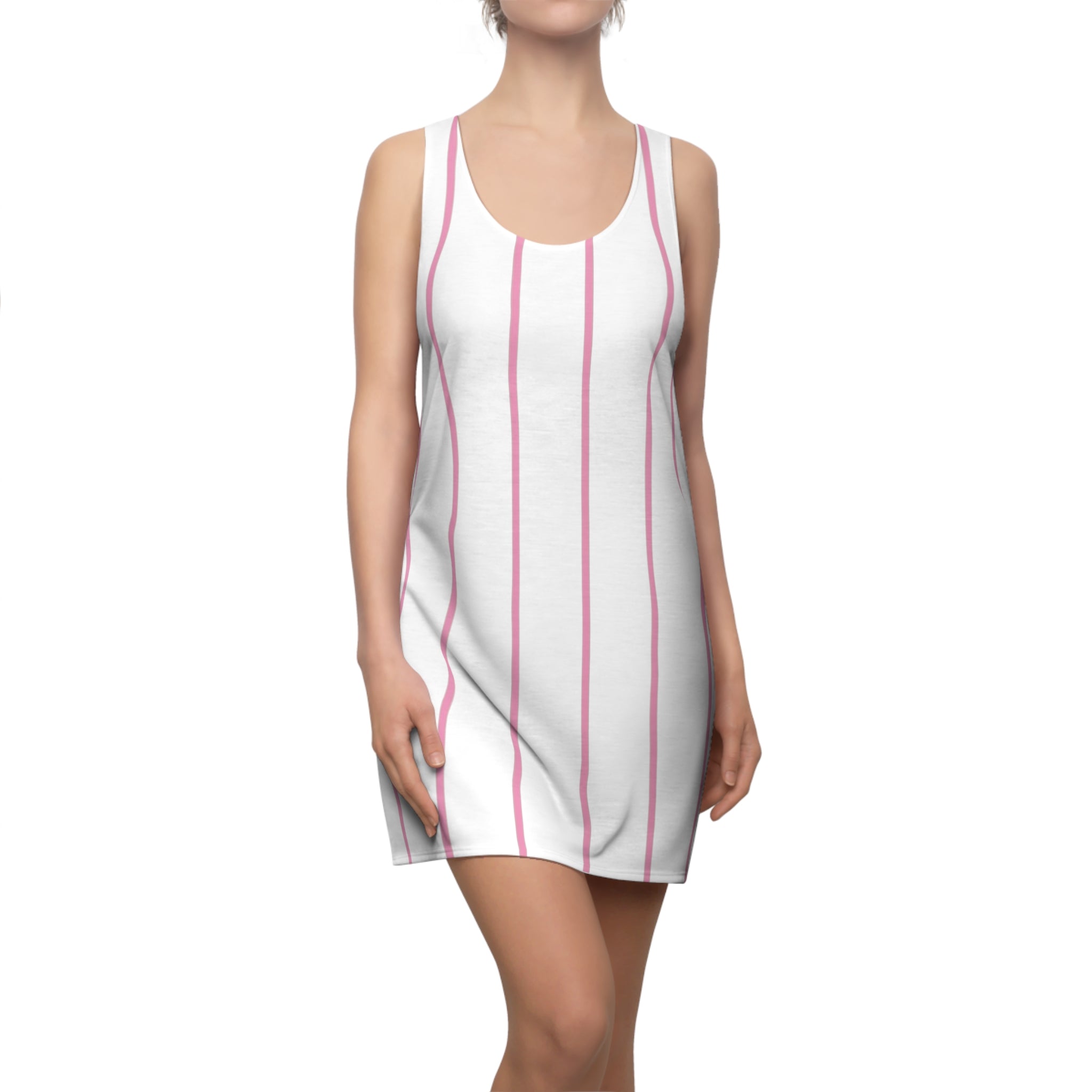 Pink Pinstripe Dress