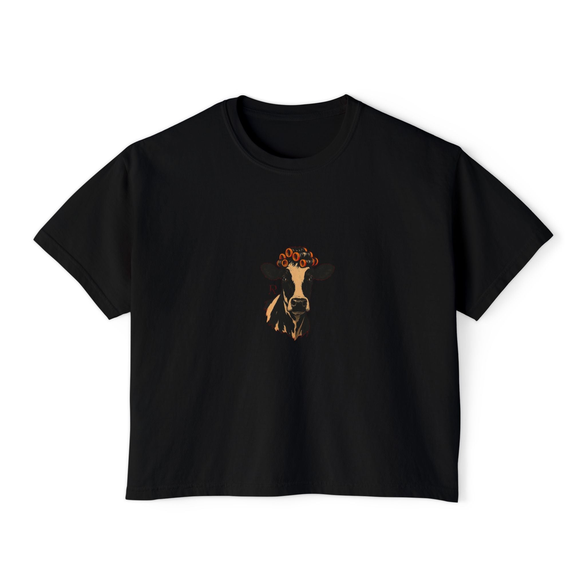 Cow Portrait Boxy Tee