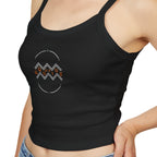 Aquarius Zodiac Crop Tank Top