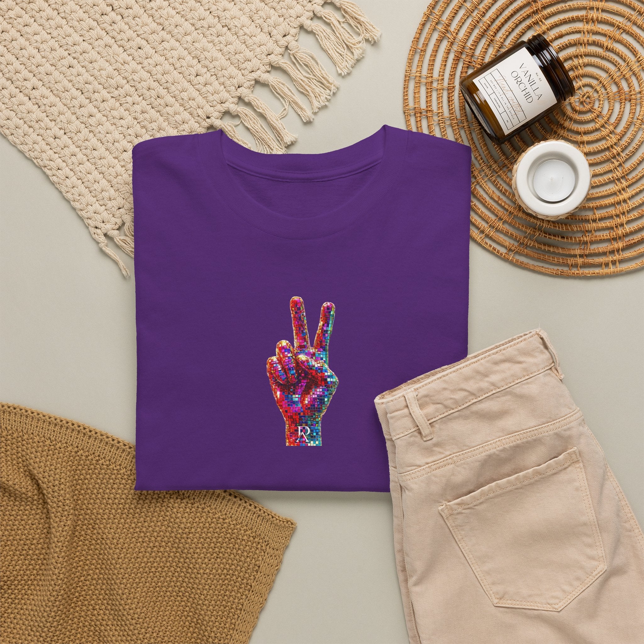 Neon Peace Sign T-Shirt