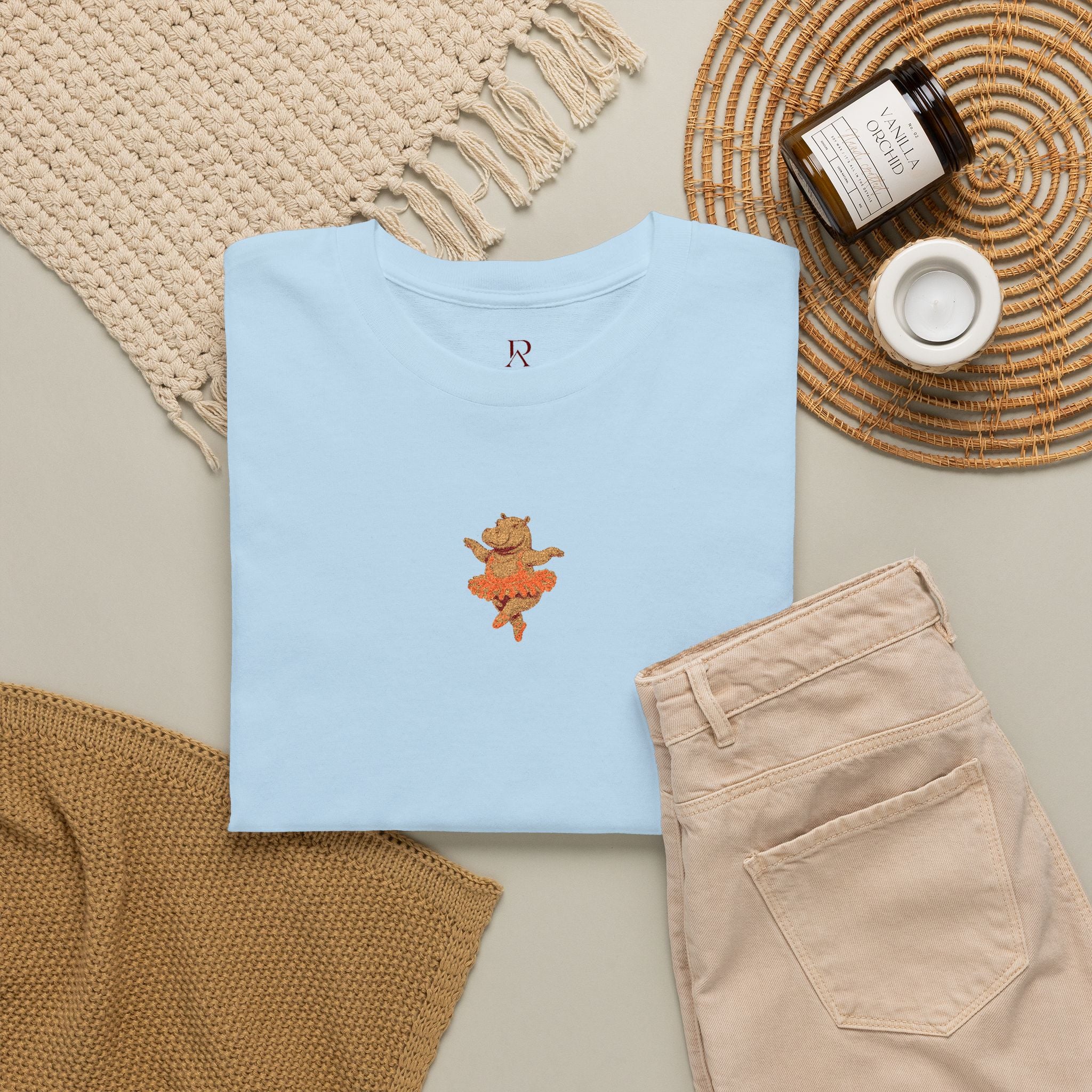 Dancing Hippo Ballet Tee