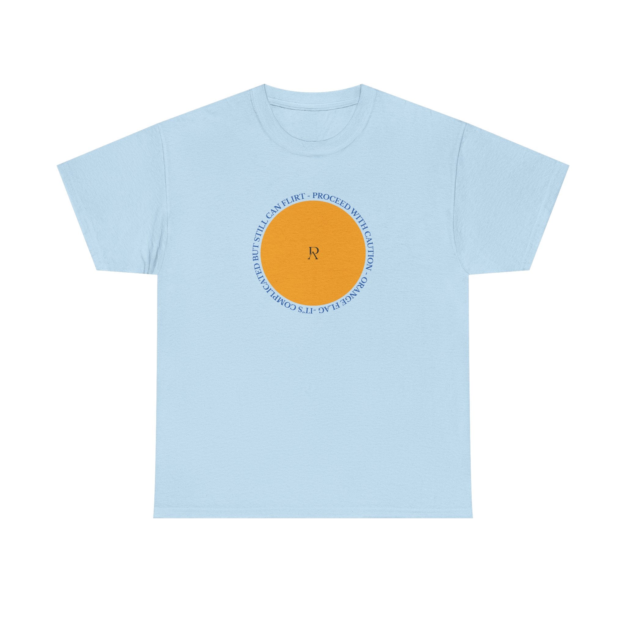 Orange Complicated But Can Flirt Tee / Tshirt | Status Pyrau