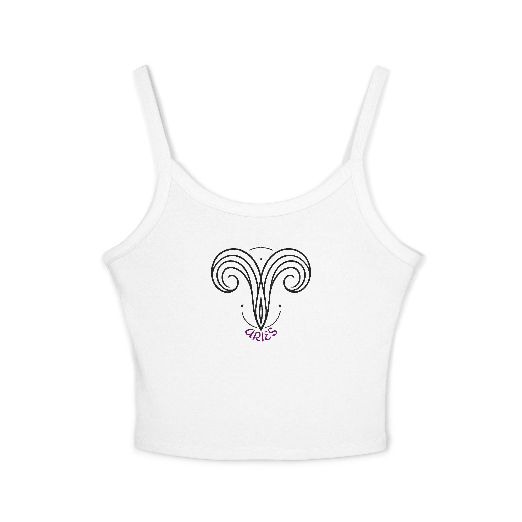 Aries Zodiac Crop Tank Top