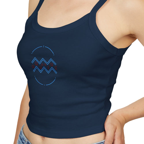Aquarius Zodiac Crop Tank Top