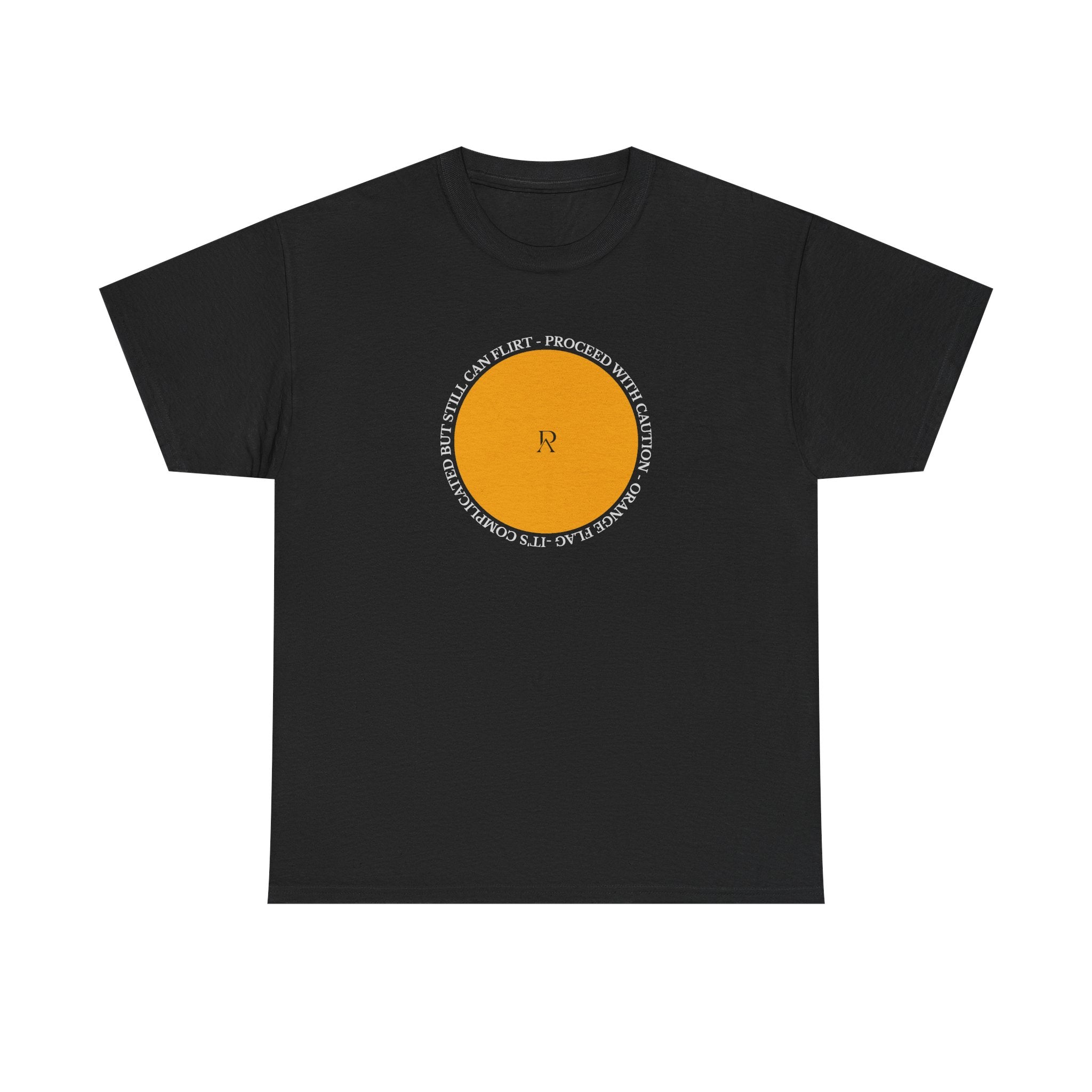 Orange Complicated But Can Flirt Tee / Tshirt | Status Pyrau