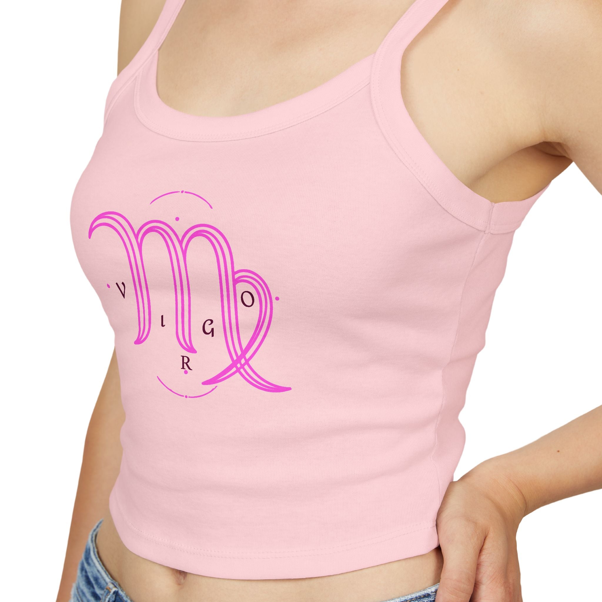 Virgo Zodiac Crop Tank Top