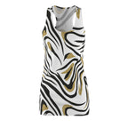 Gold & Black Marble Dress