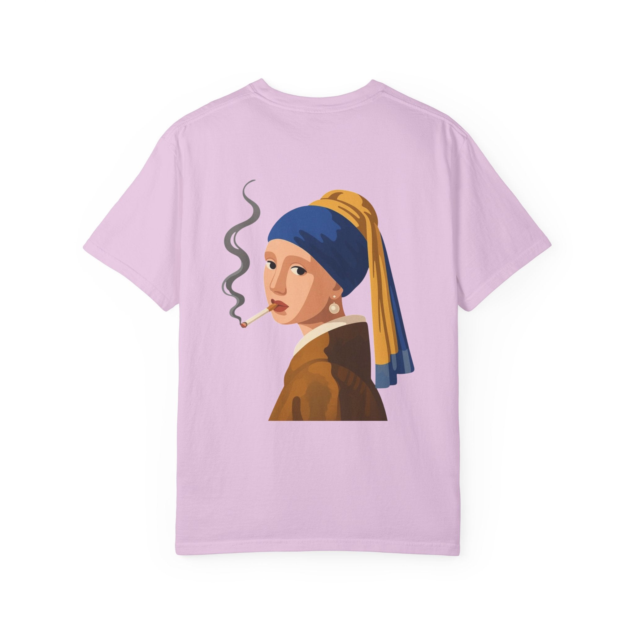 Smoking Girl with Pearl Tee
