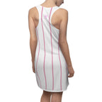 Pink Pinstripe Dress