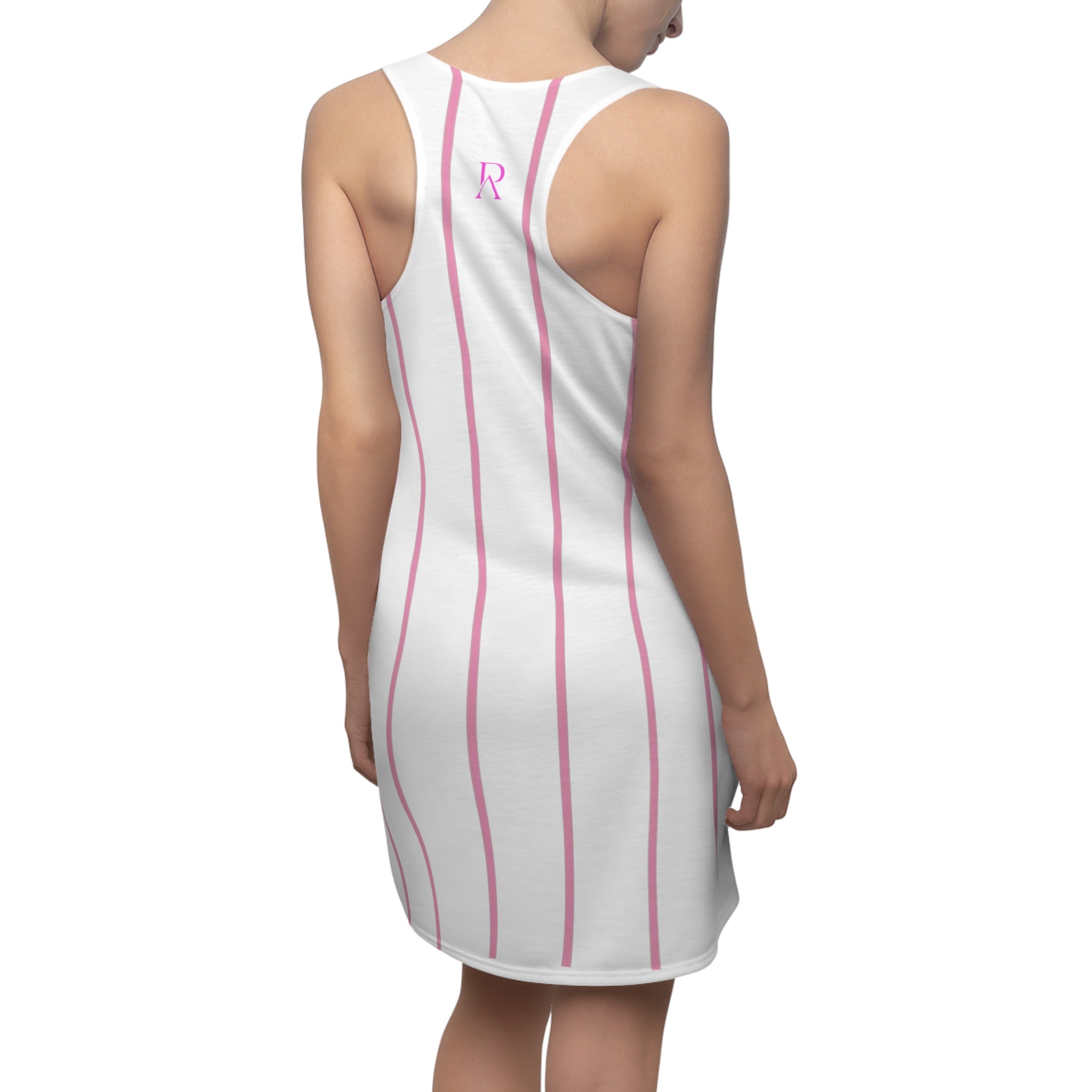 Pink Pinstripe Dress