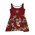 Floral Burgundy Dress — Vintage Pansy