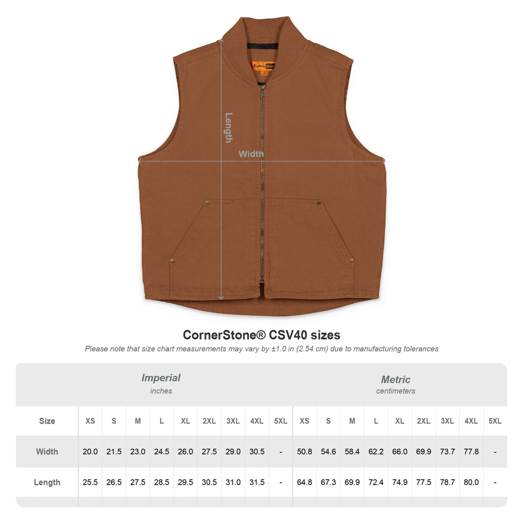 Embroidered Pyrau Canvas Vest