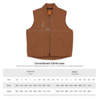 Embroidered Pyrau Canvas Vest