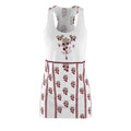 Floral Stripe Dress — Vintage Berry Bouquet