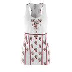 Floral Stripe Dress — Vintage Berry Bouquet