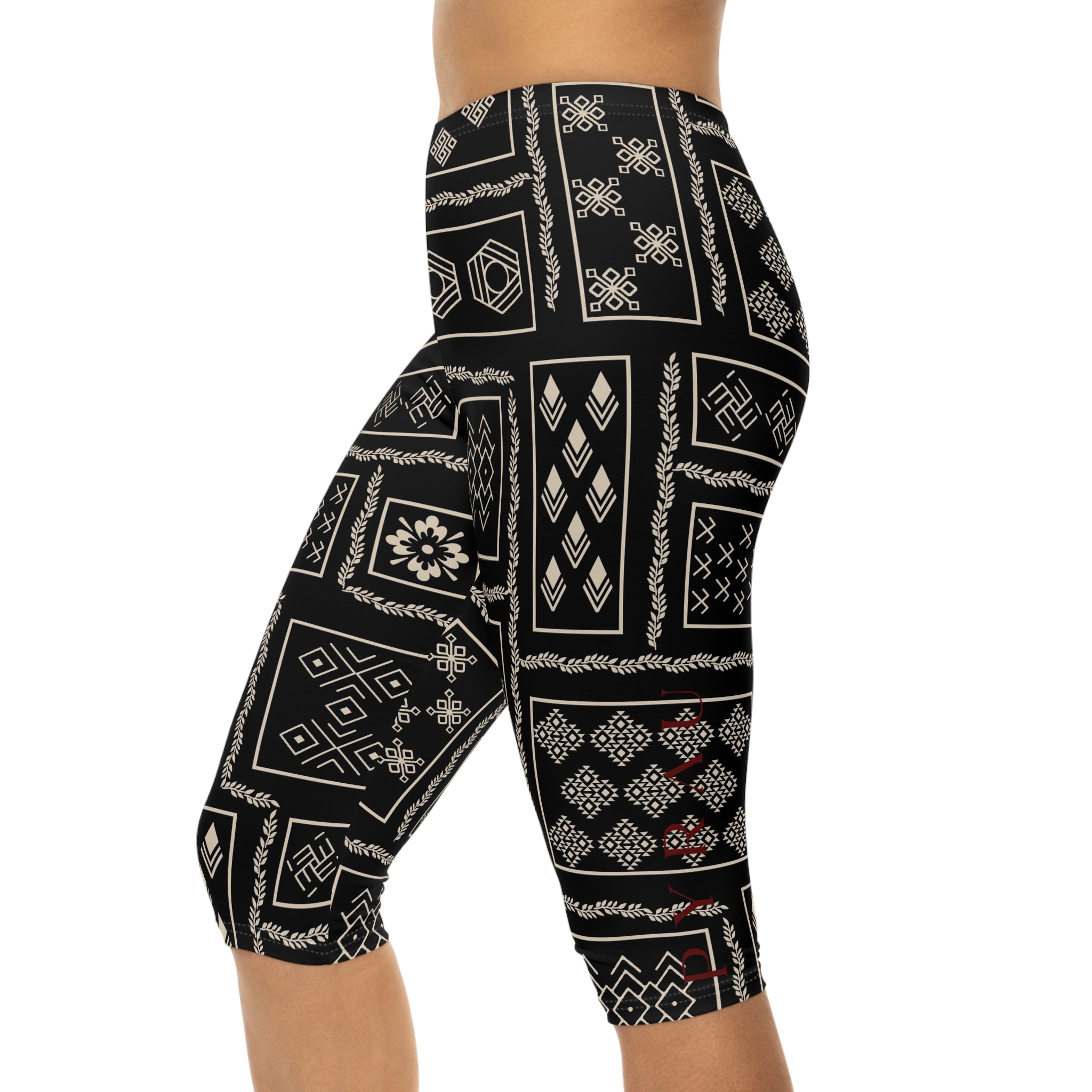 Tribal Capri Legging